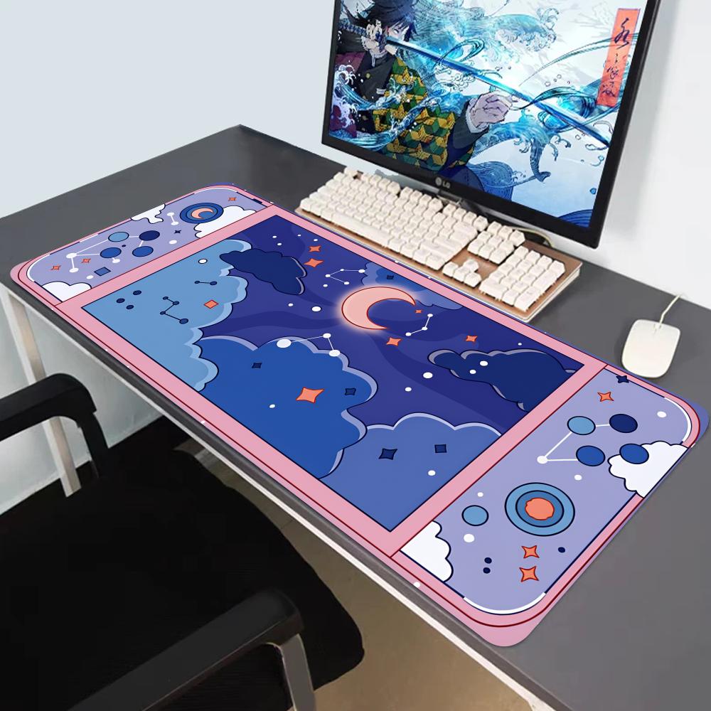 Desk Setup Accessories Aesthetic - HYBXAXC Alas Meja Besar Bulan dan