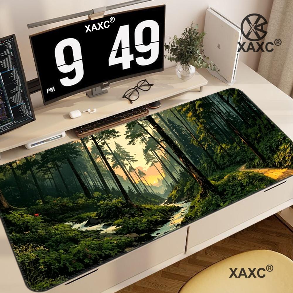 Desk Setup Natural - Forest Escape XXL Mouse Pad Alas