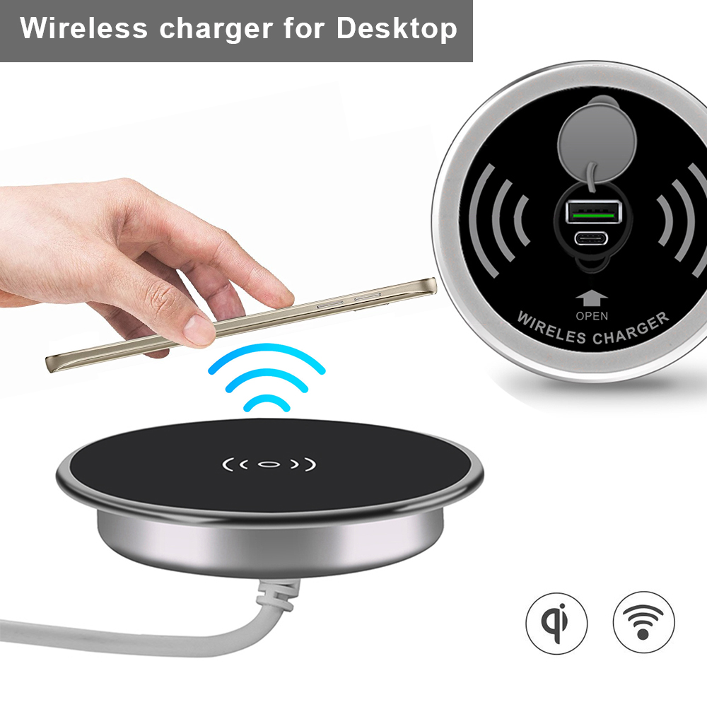 Xiaomi Desk Setup - Pengisi Daya Nirkabel Terintegrasi di Meja