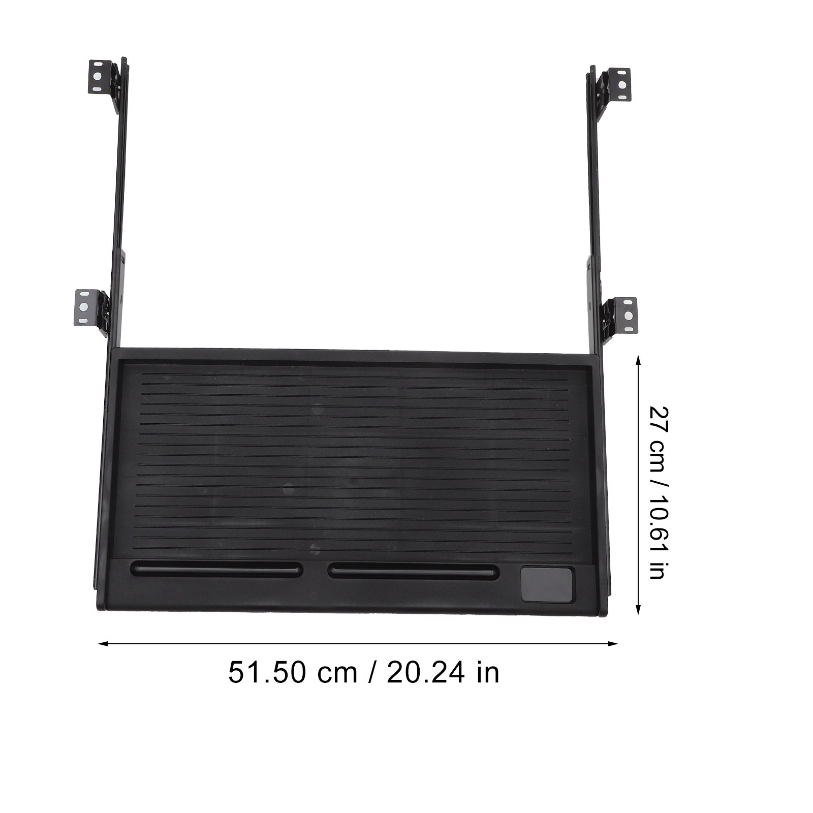 1Set Rak Keyboard Geser di Baw - Desk Setup With Keyboard Tray ulasan dan harga