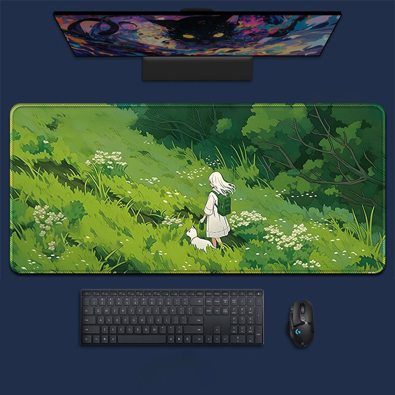Alas Mouse Gaming Besar Pemand - Desk Setup Natural ulasan dan harga
