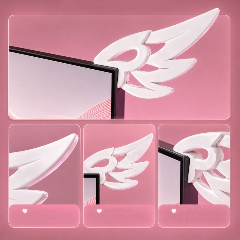 Dekorasi Sayap 3D Kawaii untuk - Desk Setup Accessories Aesthetic ulasan dan harga