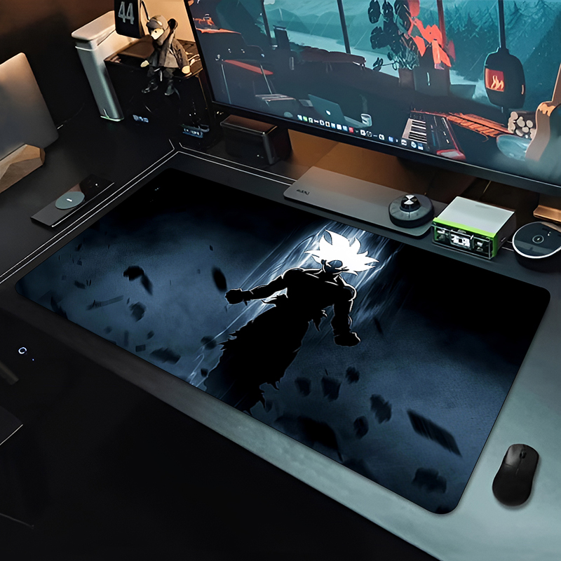 DBZ Alas Mouse Anime Hitam Dra - Desk Setup Rug ulasan dan harga
