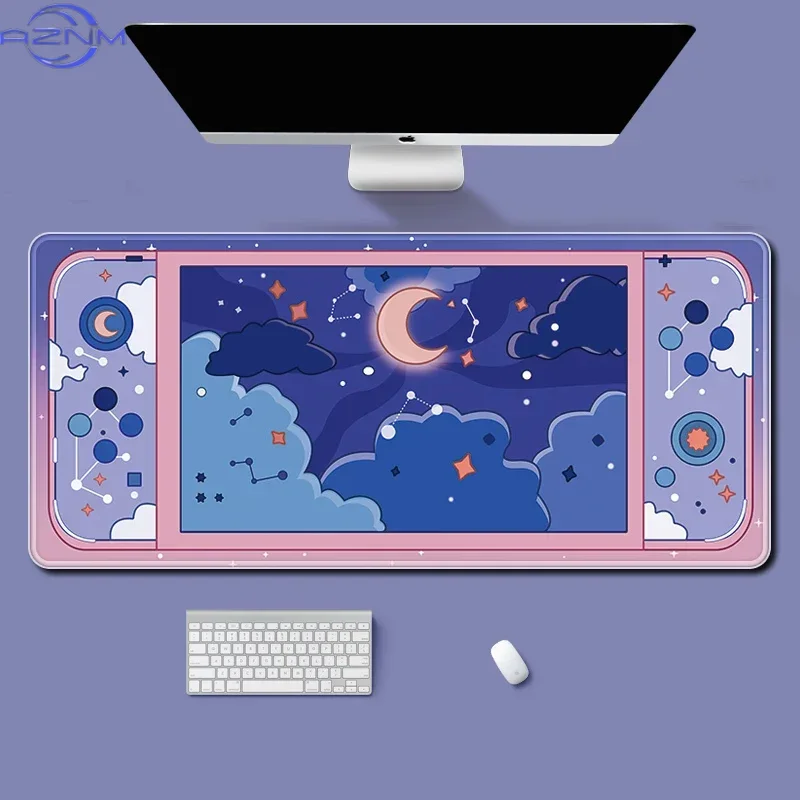 Alas Meja Besar Bulan dan Bint - Desk Setup Accessories Aesthetic ulasan dan harga