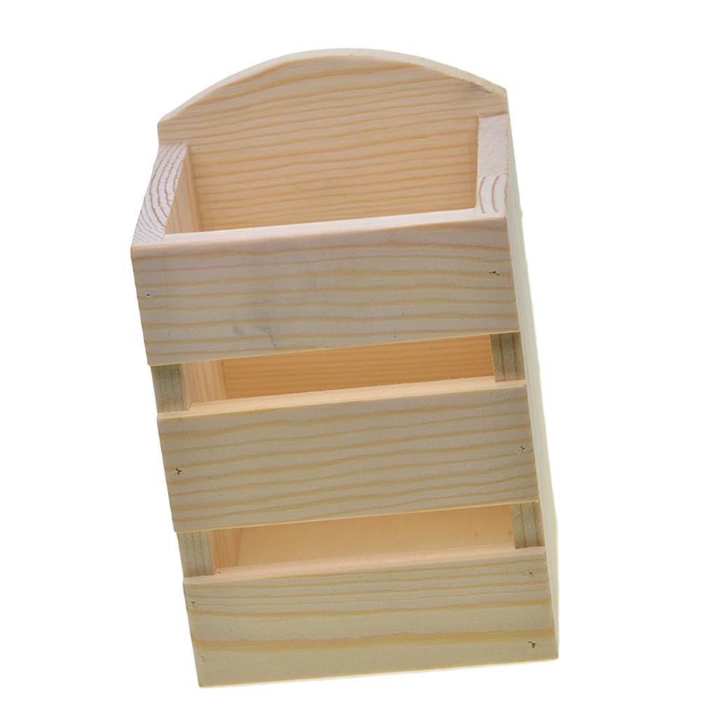 Tempat Pensil Kayu Alami dari  - Desk Setup Natural ulasan dan harga