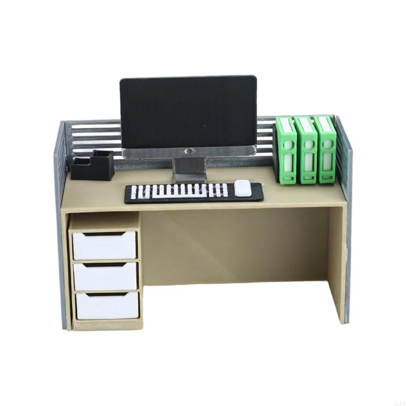 Set Meja Rekan Kerja Miniatur  - Desk Setup Natural ulasan dan harga