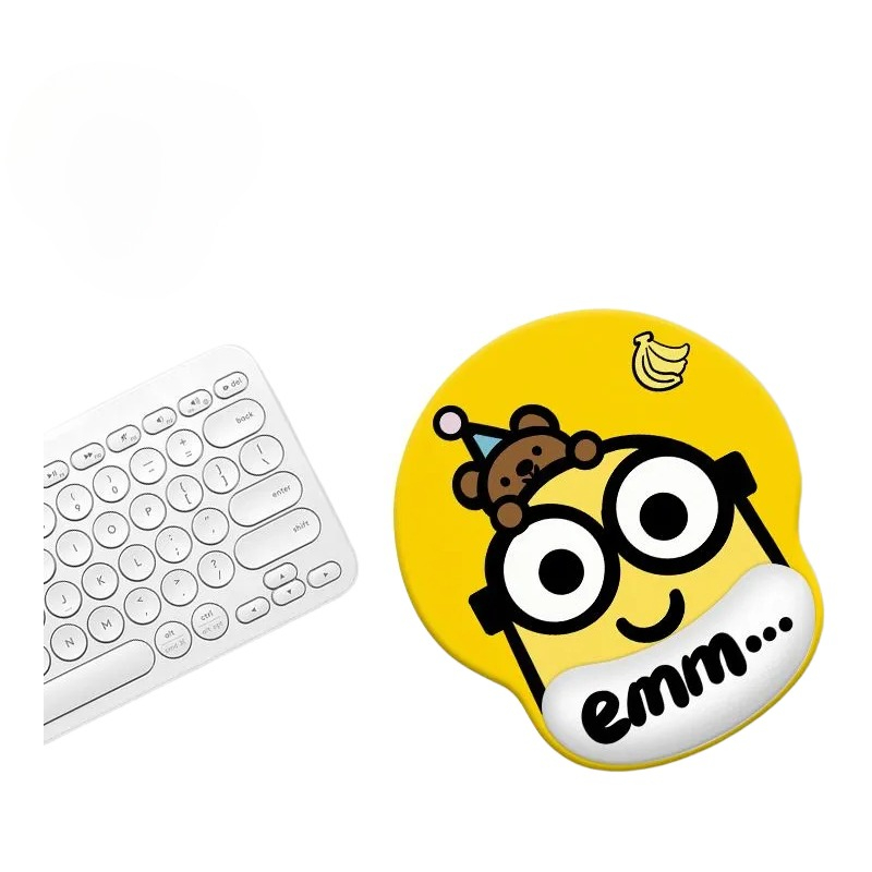 Alas Mouse Silikon Motif Minio - Desk Setup Rug ulasan dan harga