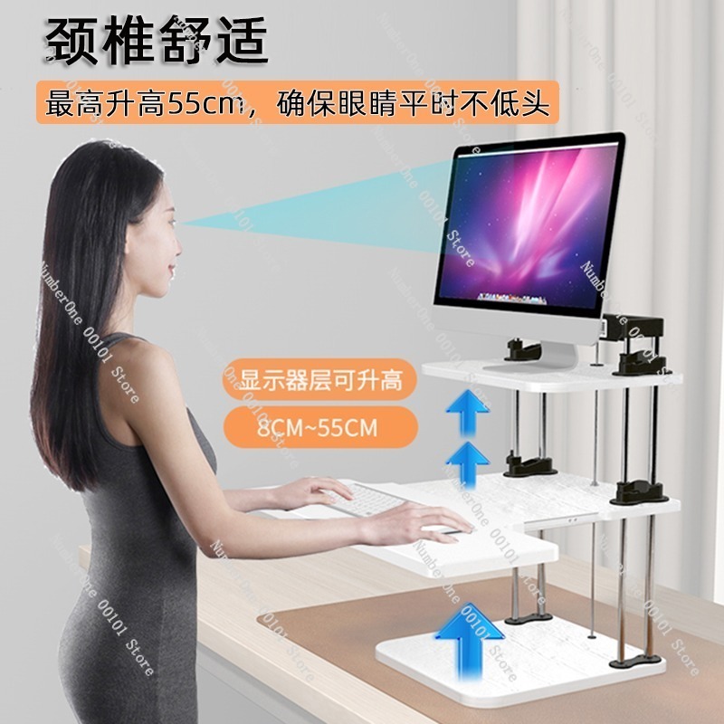 Konverter Meja Berdiri yang Da - Desk Setup With Laptop And Monitor ulasan dan harga