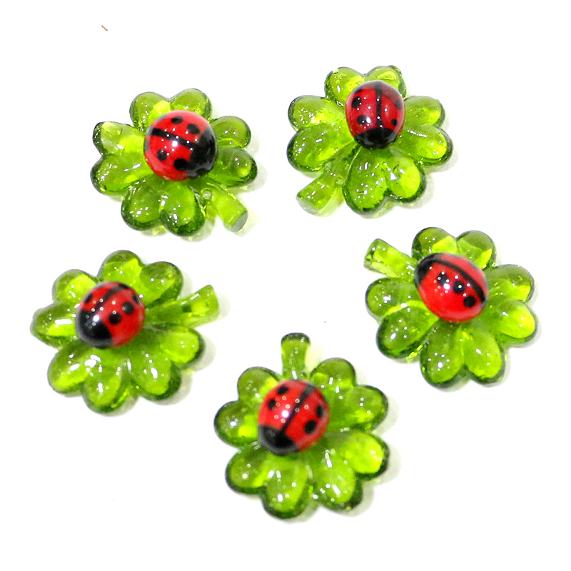 5 Buah Ornamen Semanggi Berdau - Desk Setup Green ulasan dan harga