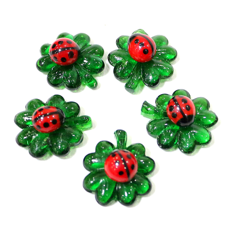 5 Buah Ornamen Semanggi Berdau - Desk Setup Green ulasan dan harga