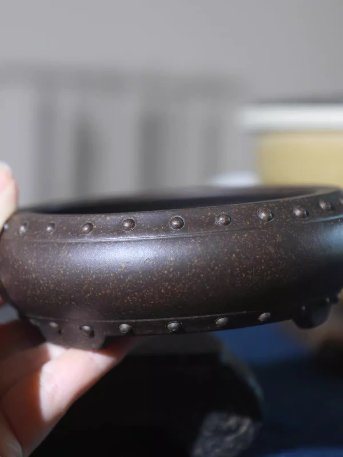 Pot Bonsai lingkaran keramik,  - Desk Setup Green ulasan dan harga