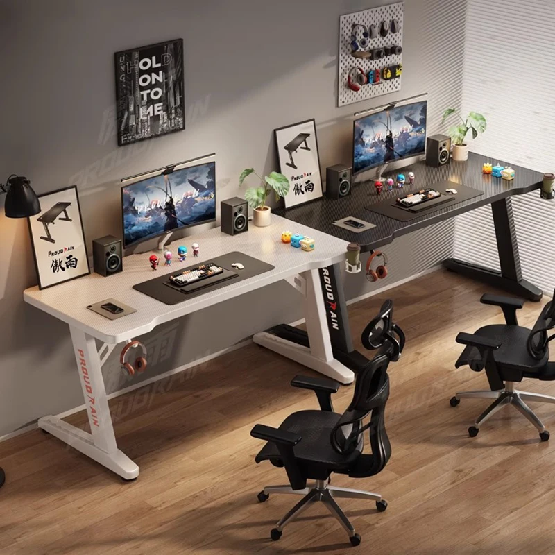 Meja Komputer Konsol Game, Per - Desk Setup With Laptop And Monitor ulasan dan harga