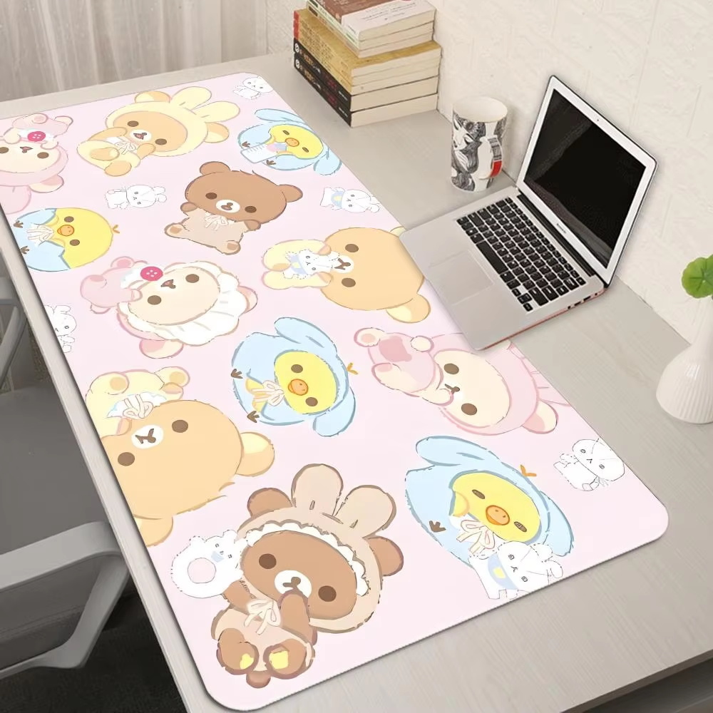 Alas Mouse Kartun XXL Warna Pi - Desk Setup Pink ulasan dan harga