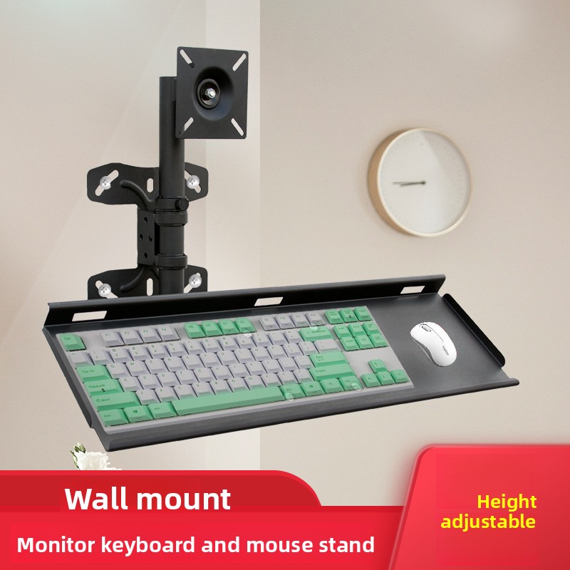 Rak Keyboard Dinding yang Dapa - Desk Setup With Keyboard Tray ulasan dan harga