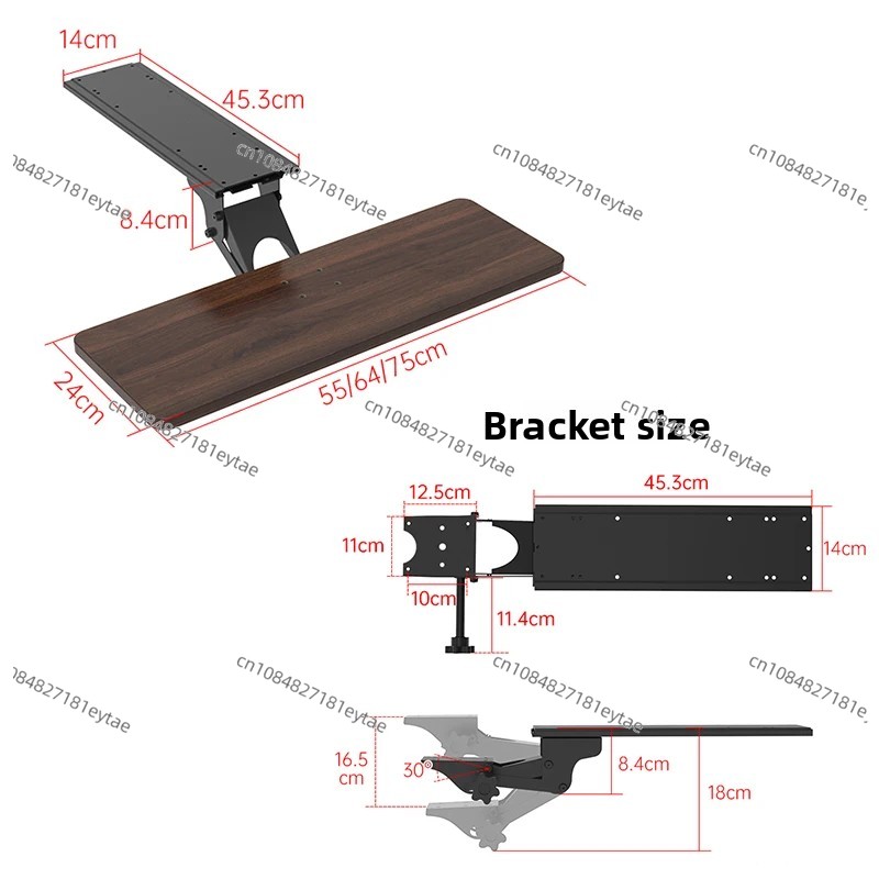 Rak Keyboard Ergonomis di Bawa - Desk Setup With Keyboard Tray ulasan dan harga