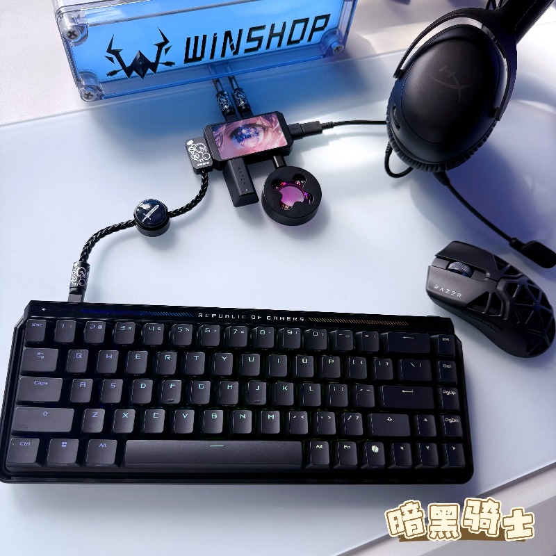 WINSHOP Esports HUB Dual-In 4- - Desk Setup Accessories Aesthetic ulasan dan harga