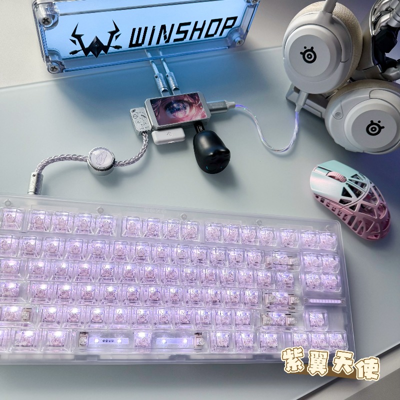 WINSHOP Esports HUB Dual-In 4- - Desk Setup Accessories Aesthetic ulasan dan harga