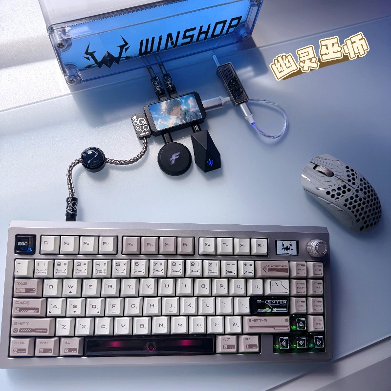 WINSHOP Esports HUB Dual-In 4- - Desk Setup Accessories Aesthetic ulasan dan harga