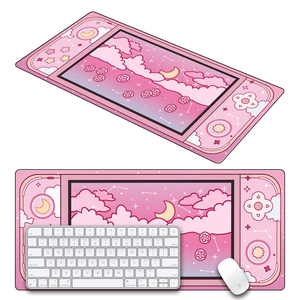 HYBXAXC Alas Meja Besar Bulan  - Desk Setup Accessories Aesthetic ulasan dan harga