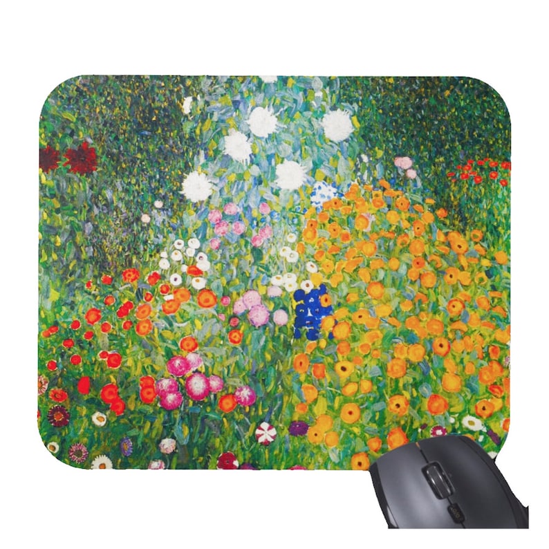 Gustav Klimt Bunga Floral Mous - Desk Setup Accessories Aesthetic ulasan dan harga