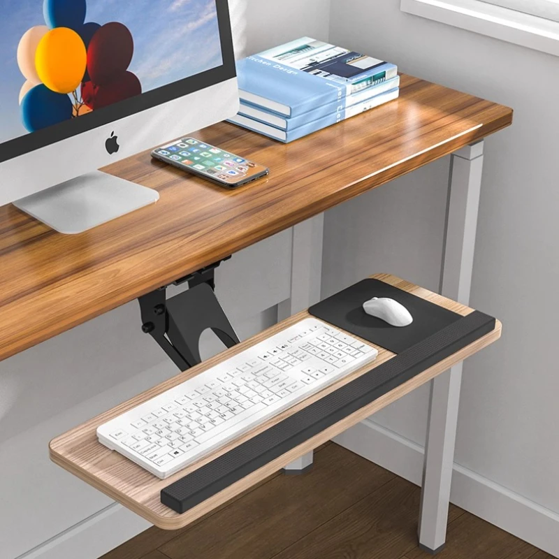 ‌ Rak Keyboard Ergonomis di Ba - Desk Setup With Keyboard Tray ulasan dan harga
