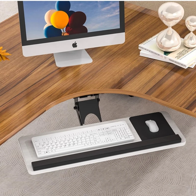 ‌ Rak Keyboard Ergonomis di Ba - Desk Setup With Keyboard Tray ulasan dan harga