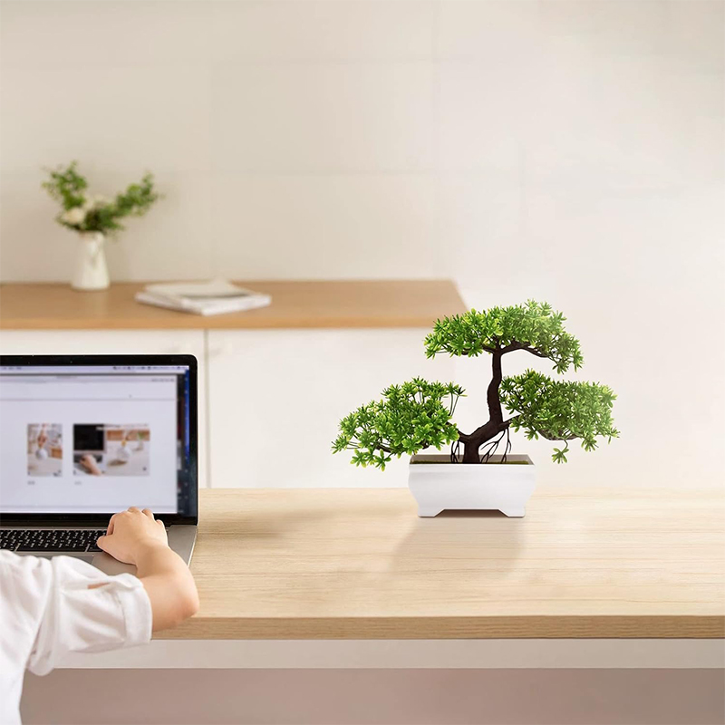 Tanaman Palsu Bionik Plastik B - Desk Setup Green ulasan dan harga