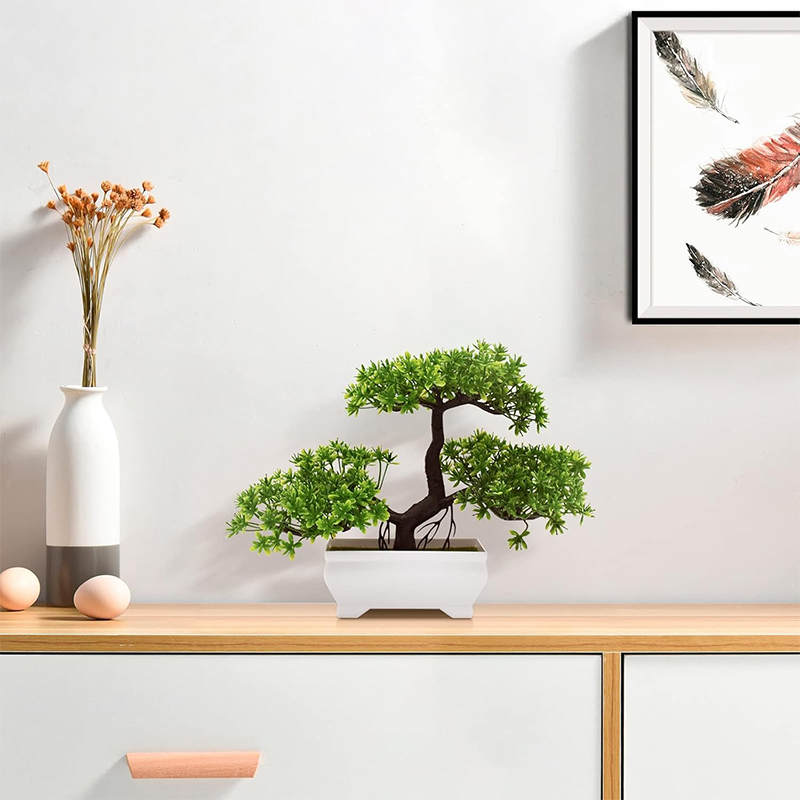 Tanaman Palsu Bionik Plastik B - Desk Setup Green ulasan dan harga