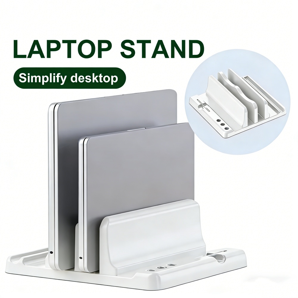 Penyangga Laptop Vertikal yang - Desk Setup Pink ulasan dan harga
