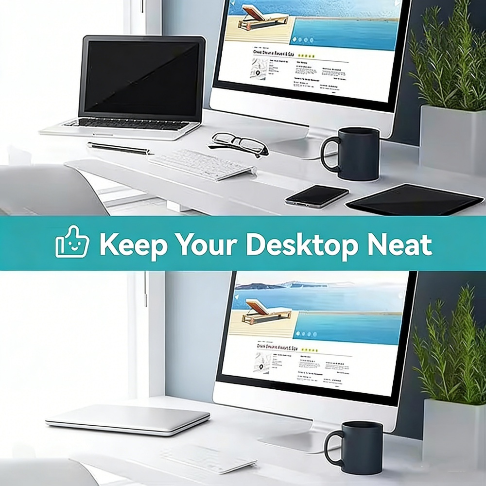 Penyangga Laptop Vertikal yang - Desk Setup Pink ulasan dan harga
