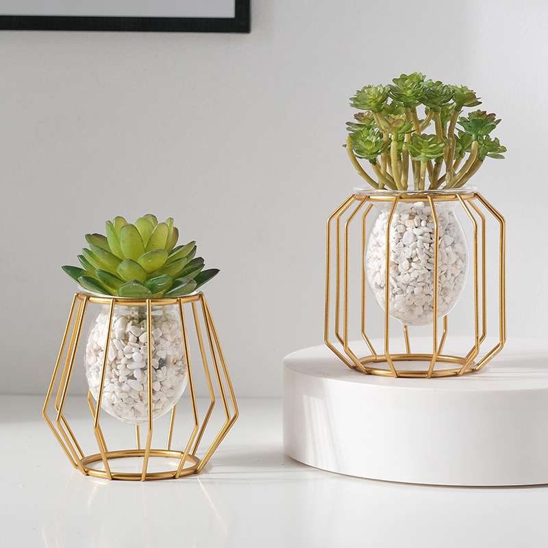 Ornamen vas hidroponik kreatif - Desk Setup Green ulasan dan harga