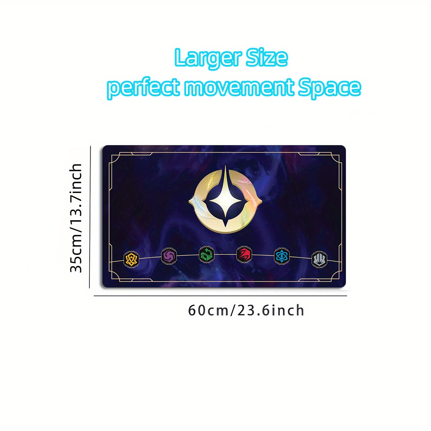 Lorcana Play Mat Mouse Pad Per - Desk Setup Trading ulasan dan harga