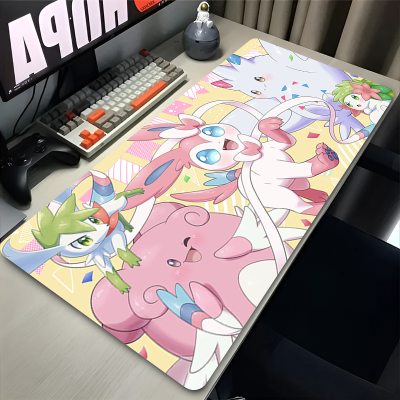 Alas Mouse Lucu Merah Muda Bes - Desk Setup Pink ulasan dan harga